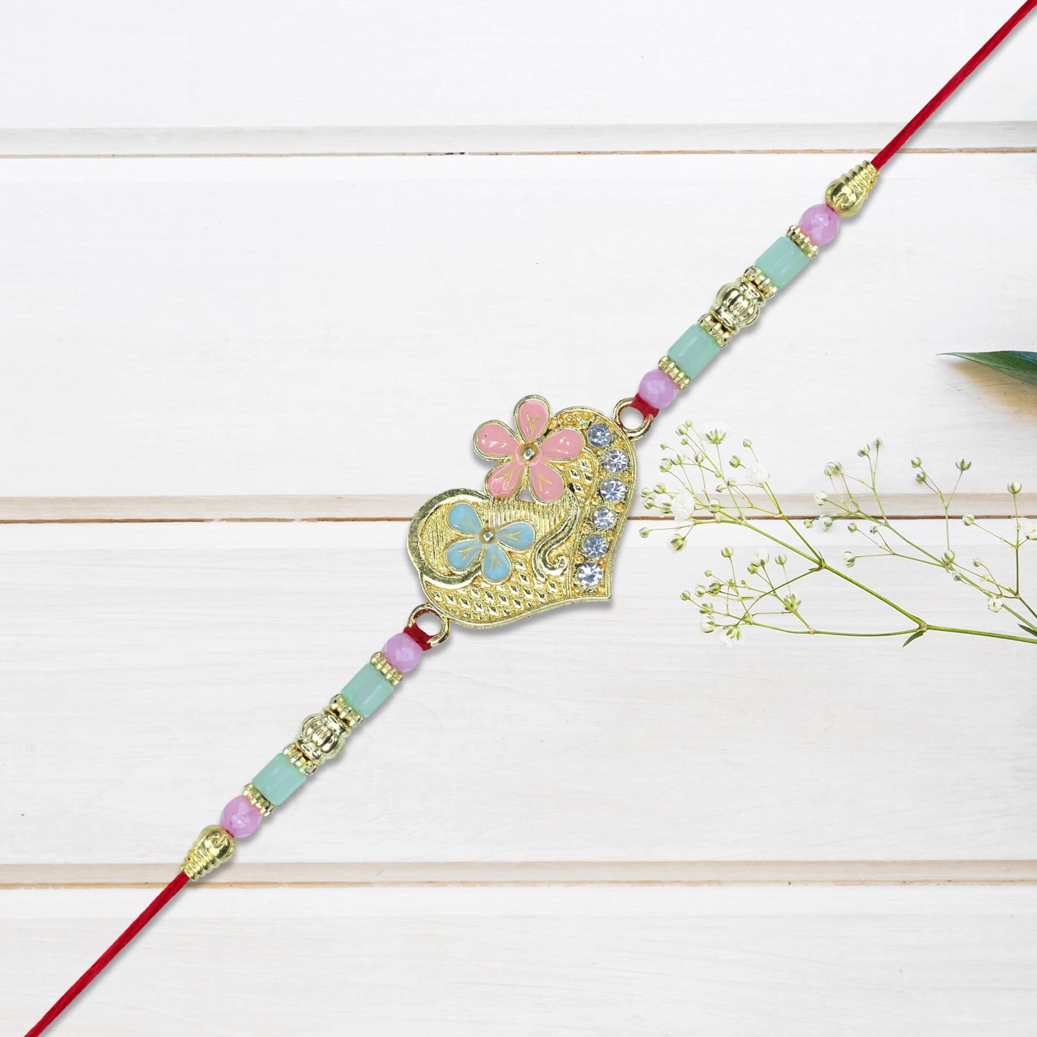 Heart-Shaped Rakhi