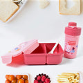Leak-Proof Lunch Box – 2 Compartment Set with Bottle & Fork | Lunchie Bunchie