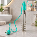 Electric Immersion Water Heater Rod with Spiral Coil and Hanging Rim Clip (1 Pc)