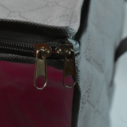 Clothes Storage Bag with Zipper & Handles