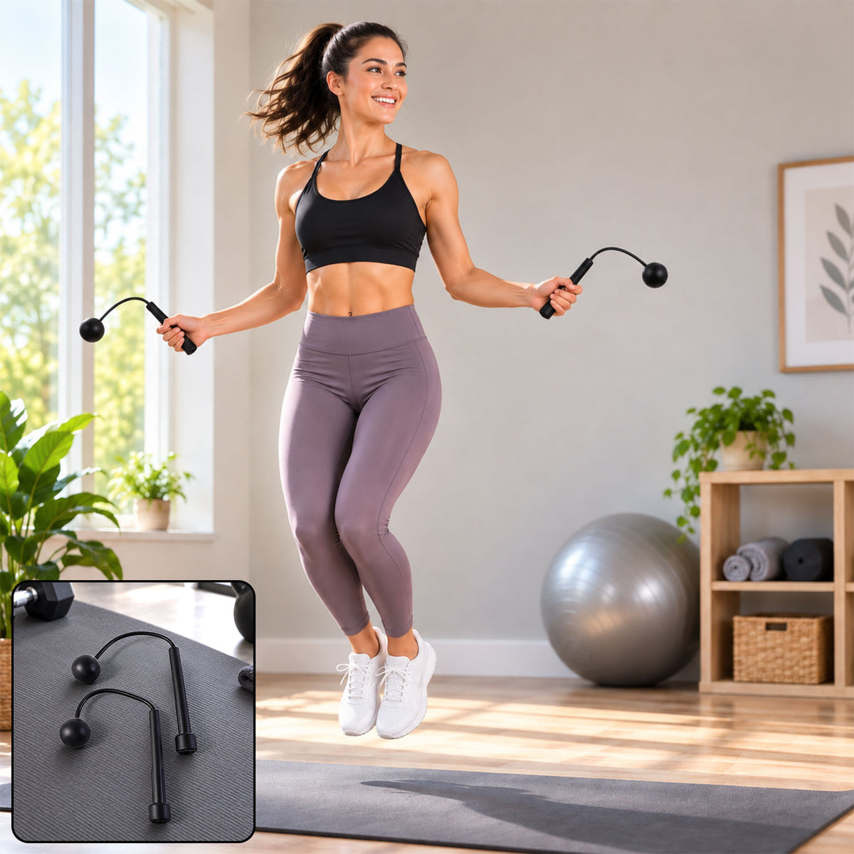 Cordless Skipping Wrist Ball for Sports Training, Cardio and Stamina (1 Pc)