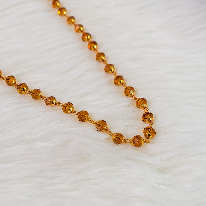 Orange Crystal Mala: Divine Clarity and Spiritual Connection