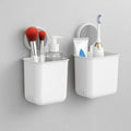 Wall Mounted Bathroom Organizer Cups for Space Saving and Decluttering