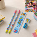 Cartoon Wooden Pencil Set – 5-in-1 Kids Stationery | Writezo