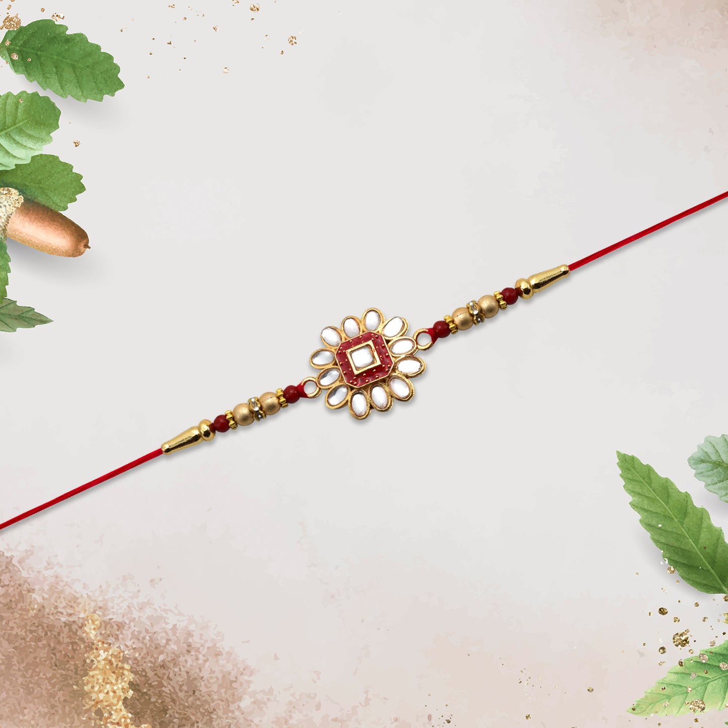 flower design rakhi