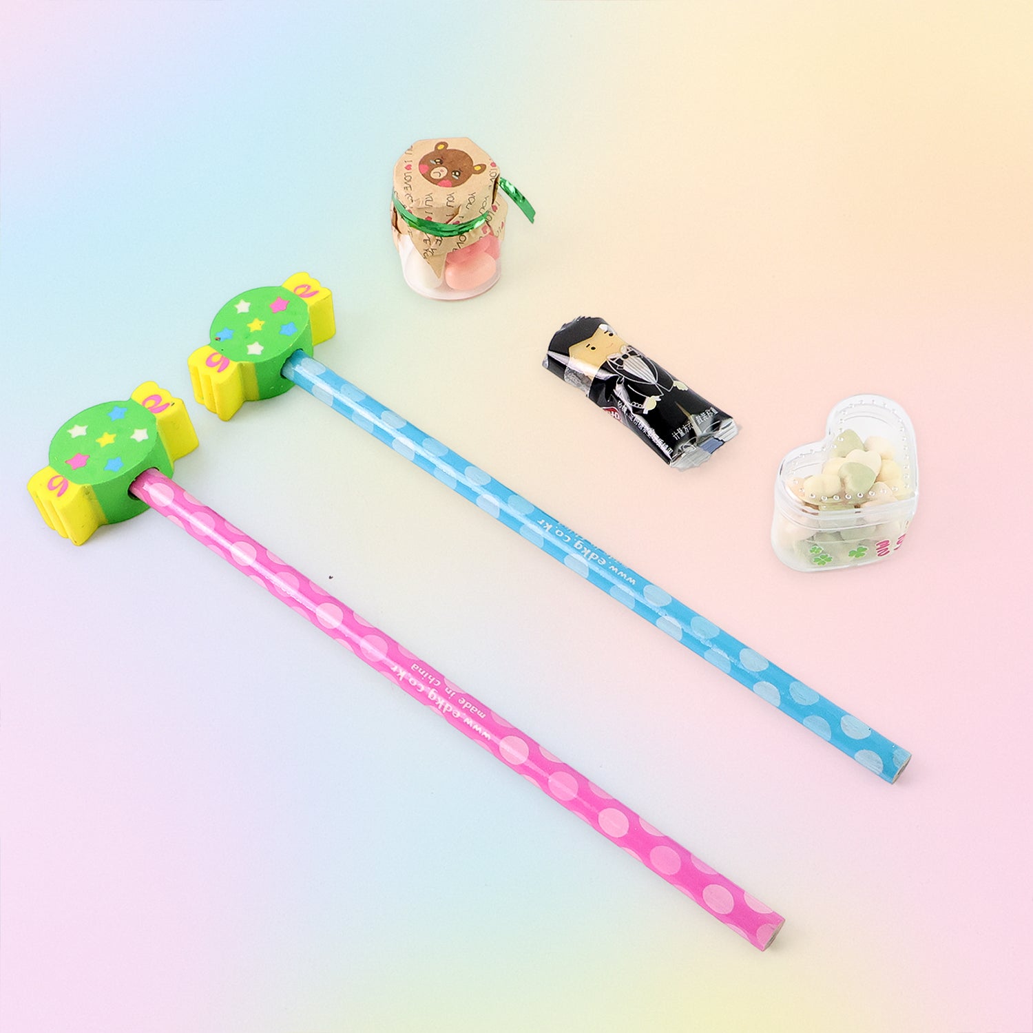 Decorative Candy Theme Pencil Set