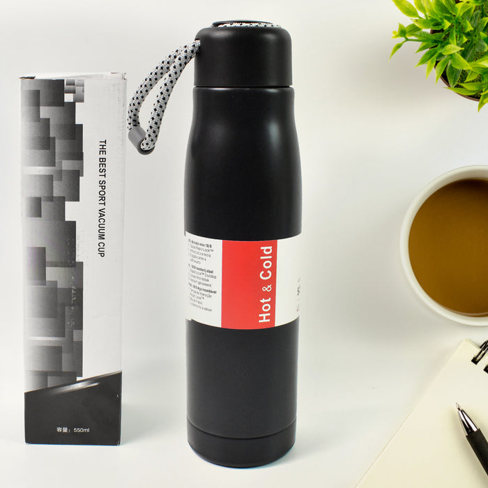 Customized / Personalized Double Wall Vacuum Insulated Water Bottle (550 ML)