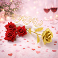 Romantic Heart Love Table Decor – Elegant Rose Gift Set