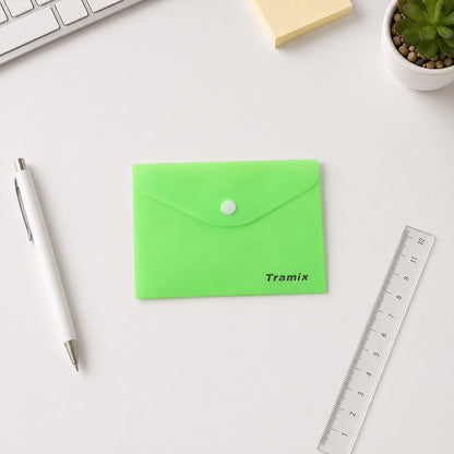 Plastic Document Folder Envelope – Durable & Translucent for Office & School