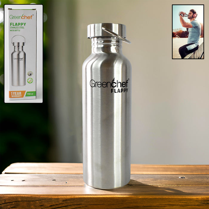 Stainless Steel Water Bottle (750ML / 1 Pc)