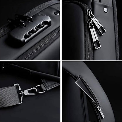 Trendy Anti-Theft Crossbody Sling Bag with USB Charging Port (1 Pc)