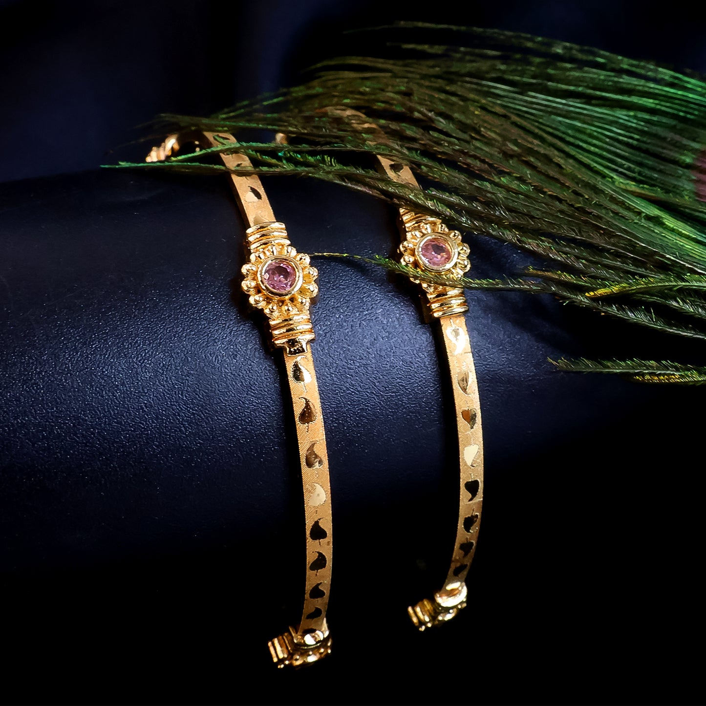 Women's Pride Traditional Gold Plated Bangles