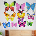 3D Butterfly Wall Stickers – Vibrant 12-Piece Removable Decor