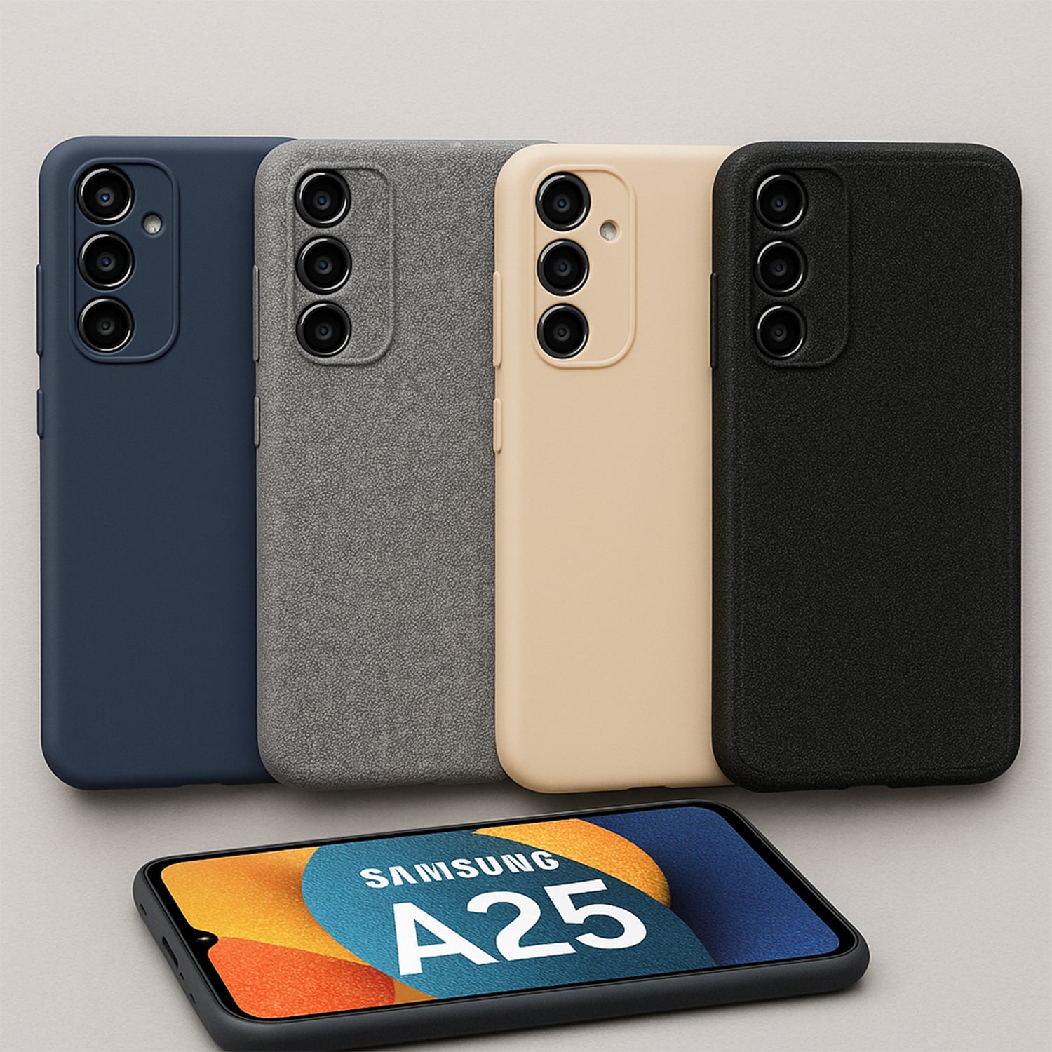 Silicone Covers With Cloth Case For Samsung A25