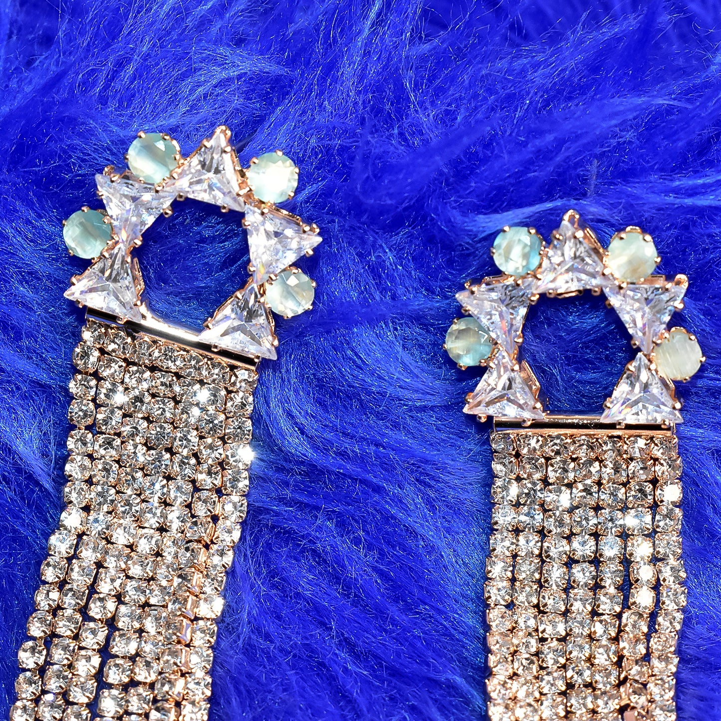 Long Jhumka Earring Crystal Earring For Women