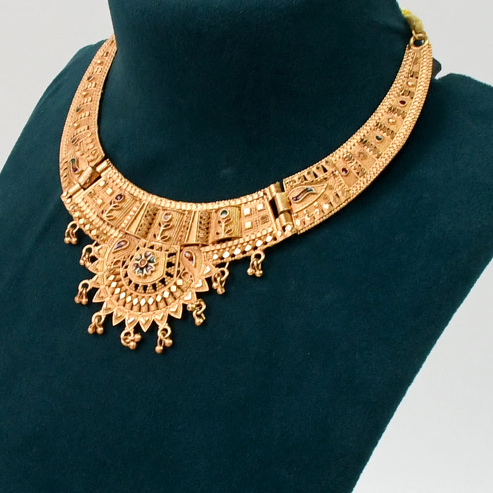 Radiant Gold Plated Necklace Set - Your Perfect Accessory