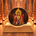 3D Hanuman Ji Acrylic LED Night Lamp – Warm Spiritual Glow