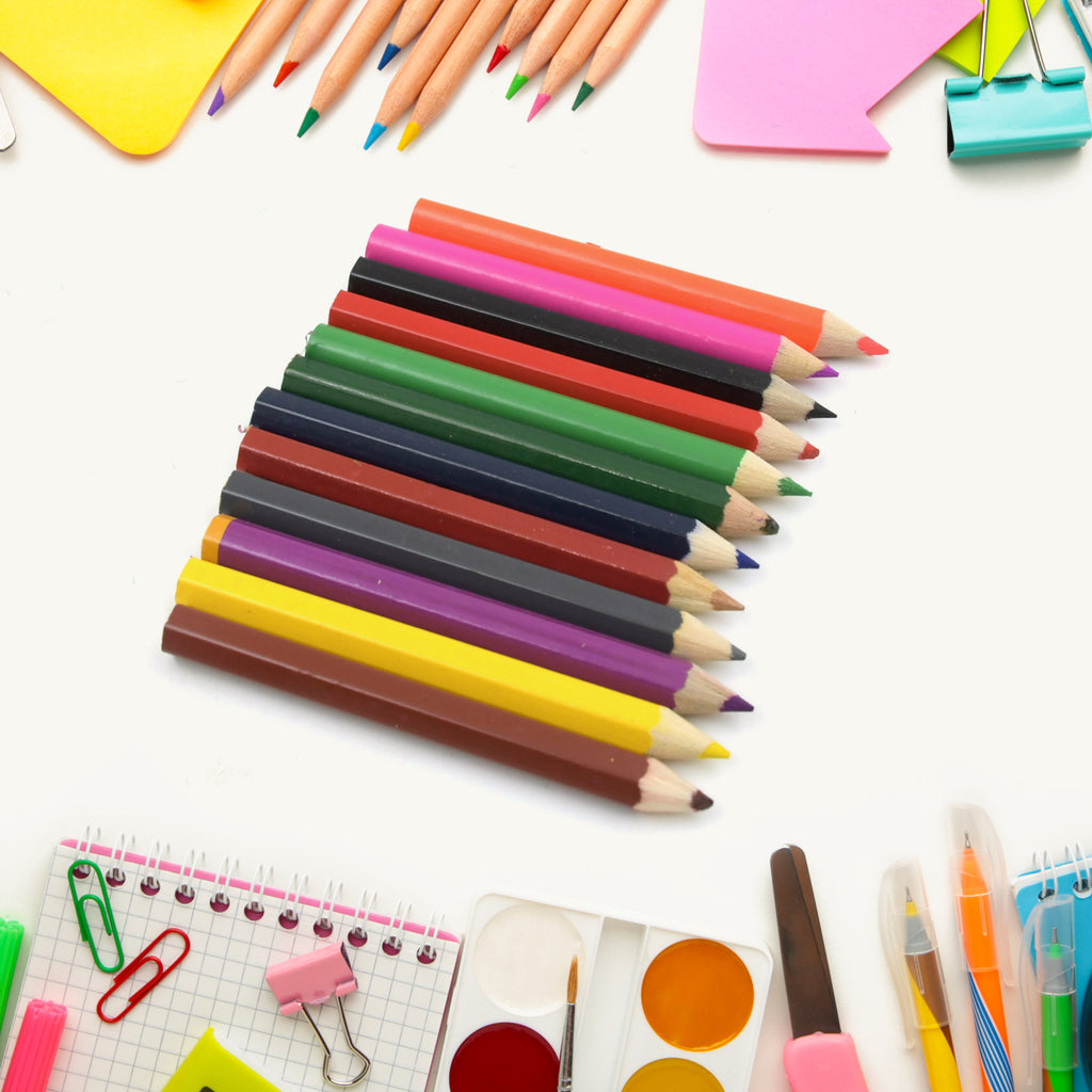 4532 School / Office Set (ruler / 2 pencils / eraser / sharpener)  Stationary Set 5 Items Educational Item for