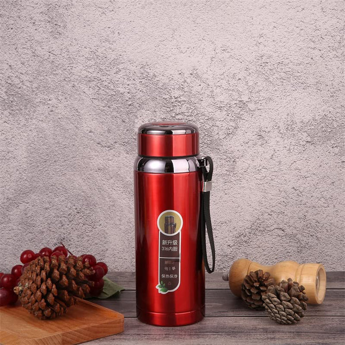5875 800ml Stainless Steel Water Bottle for Men Women Kids | Thermos Flask | Reusable Leak-Proof Thermos steel for Home Office Gym Fridge Travelling