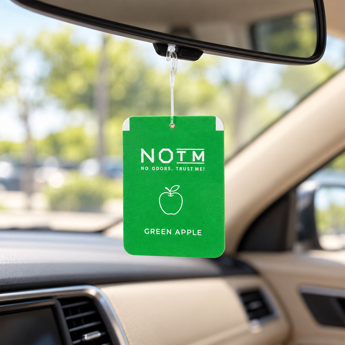 Green Apple Hanging Air Freshener Gel – Long Lasting Fruity Fragrance