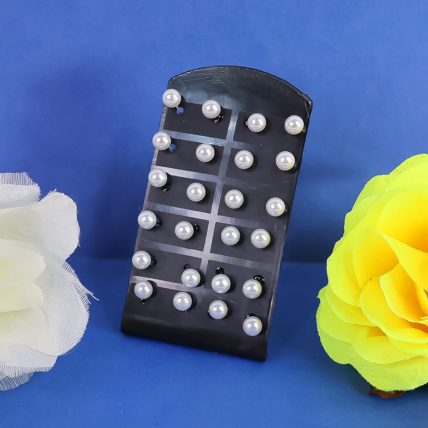 Pearl Stud Earrings Combo Of (1 Card / 12 Pairs)