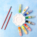 Watercolor Paint Set – 8 Vibrant Colors with Brushes & Palette
