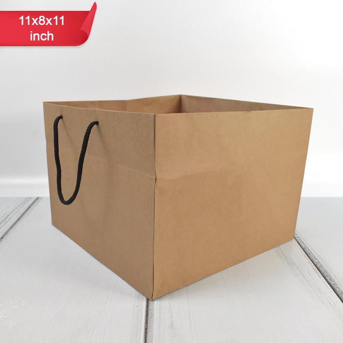 Echo Friendly Paper Bag For Bakery Items (11x8x11 Inch)