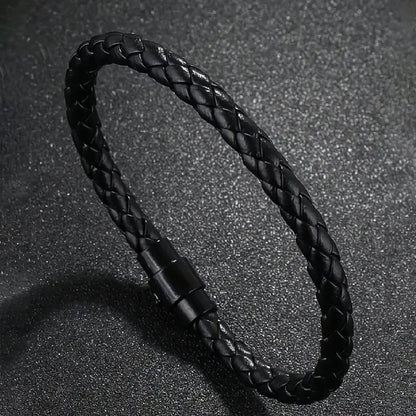 Braided Leather Wrap Bracelets