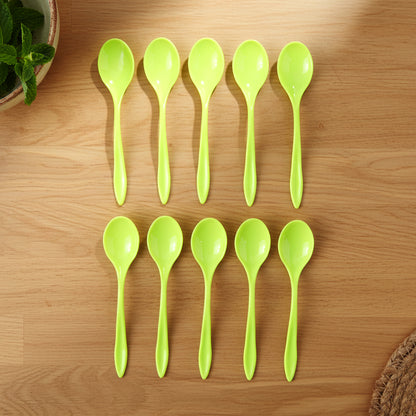 Multiple fancy spoons stacked together