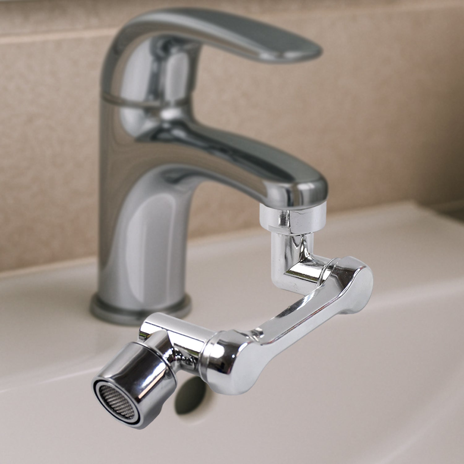Universal Faucet Extension Splash-Proof Nozzle (1 Pc)