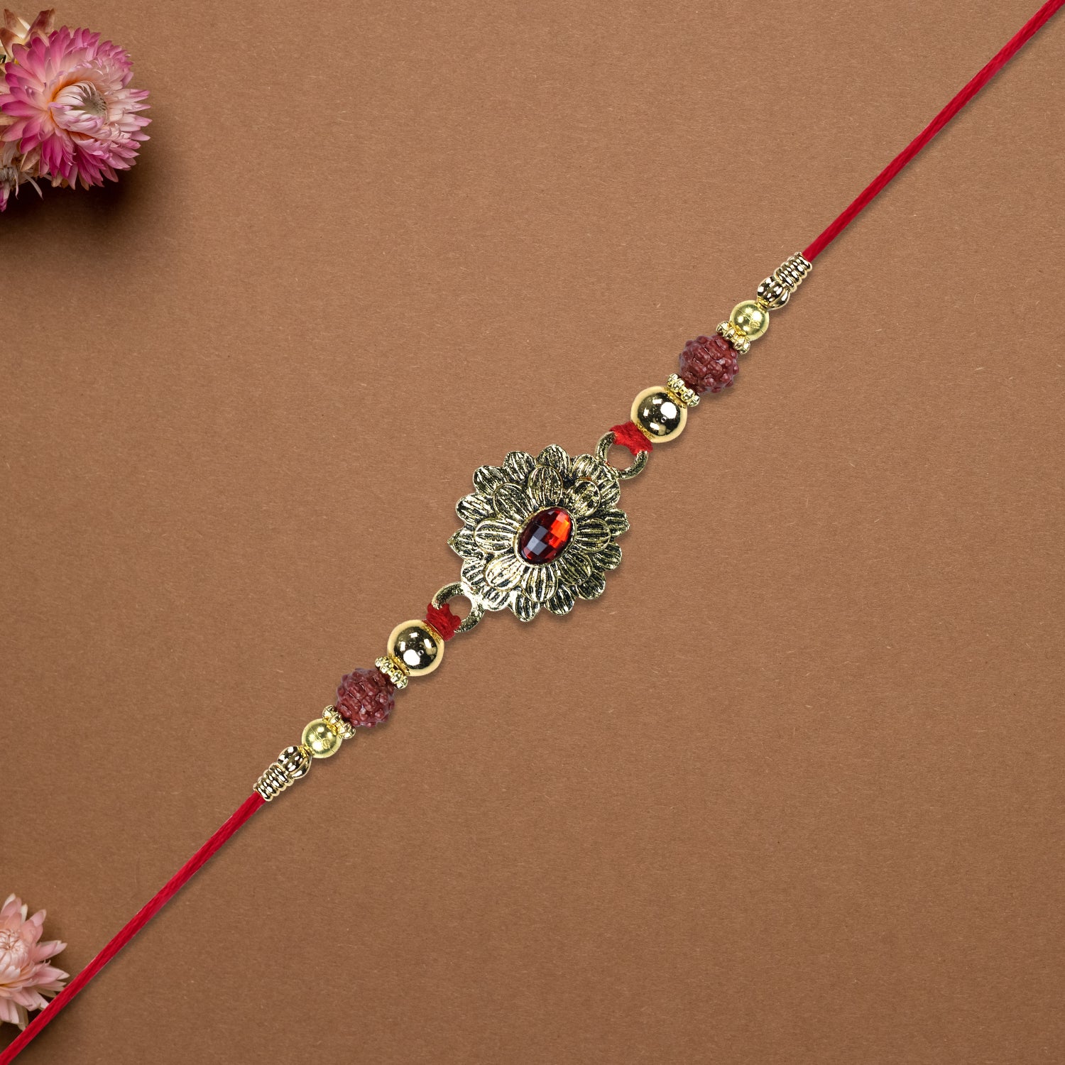 red stone rakhi