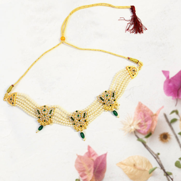 Chik Moti Necklace Set – Sophisticated and Everlasting Beauty