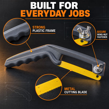 Mini Hacksaw – Compact Hand Saw for Metal & Wood | BoltForce