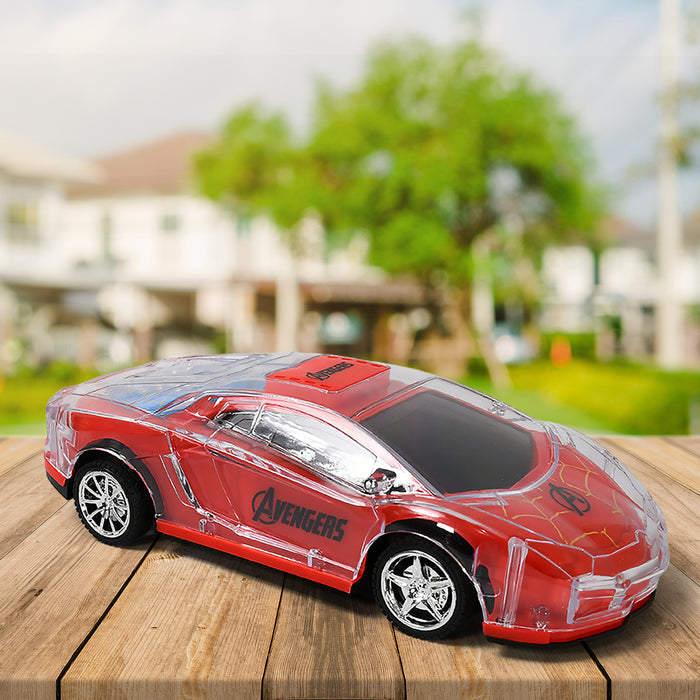 17927 Plastic Remote Control Car, Remote Control Racing car with Two Function Backward and Forward. Handle Design Remote. Best Birthday Gift, Birthday Return Gift with Rechargeable Battery For Car