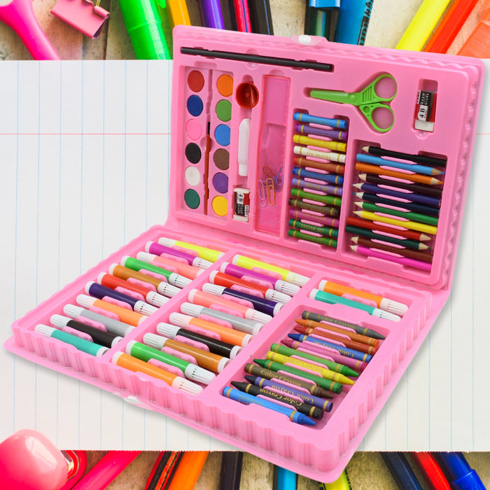 Colerring Set Watercolor Paint: Art Supplies Coloring Case Kit Painting & Drawing ...
