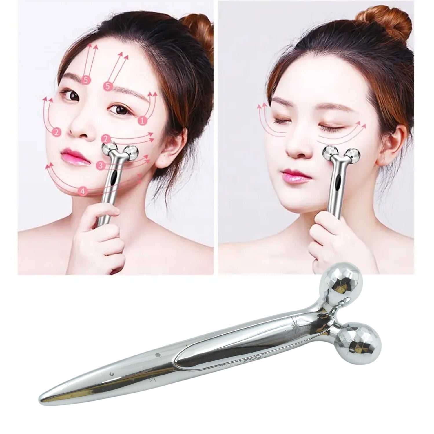 360 Degree Facial Roller, designed for face lifting and skin tightenin