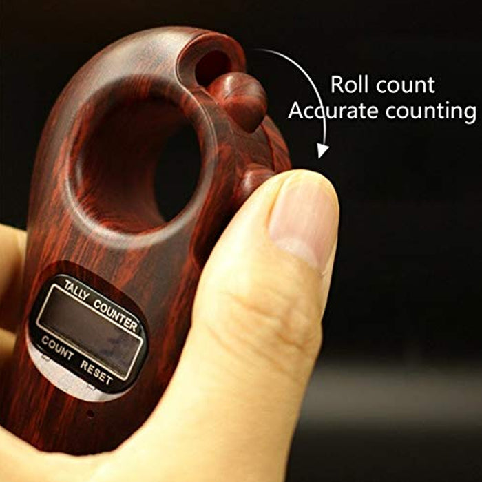 Digital Wooden Religious Tally Counter Beads for Jaap — DeoDap