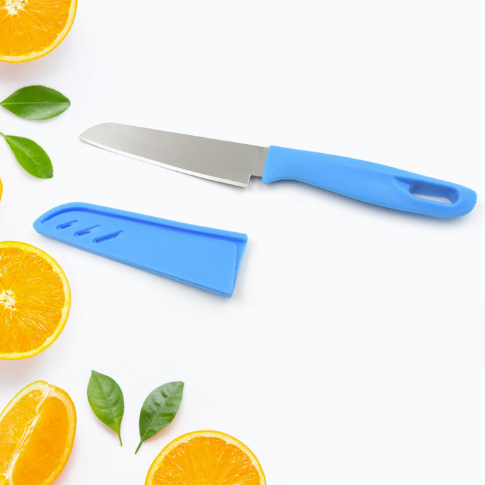 Stainless Steel Knife For Kitchen Use, Knife Set, Knife & Non-Slip Handle With Blade Cover Knife, Fruit, Vegetable,Knife Set (1 Pc)