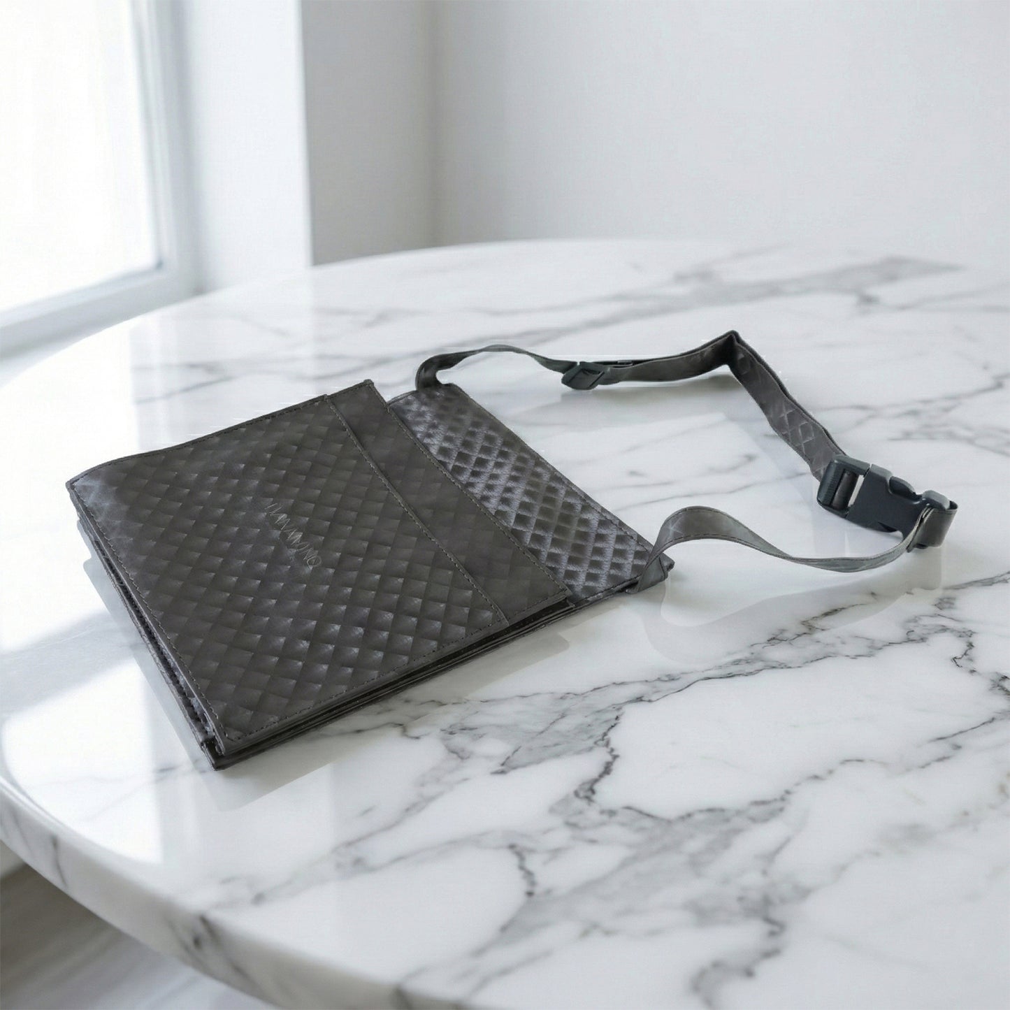 Lightweight quilted travel crossbody bag