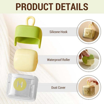 Compact reusable lint roller