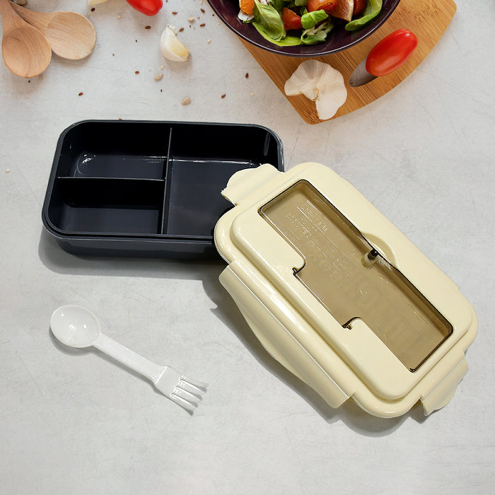 Lunch Box Flex Lock Plastic Liner Lunch Container, Portable Tableware Set for Kid Adult Student Children Keep Food Warm