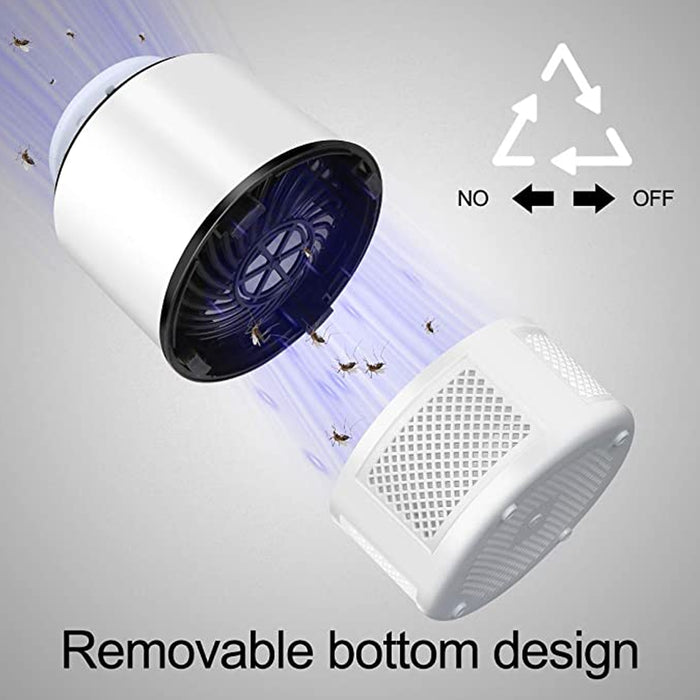 USB Mosquito Killer Light with Fan Trap