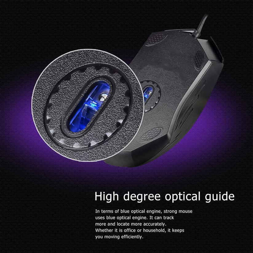 Wired Optical Mouse for Computer & Laptop - Reliable & Comfortable