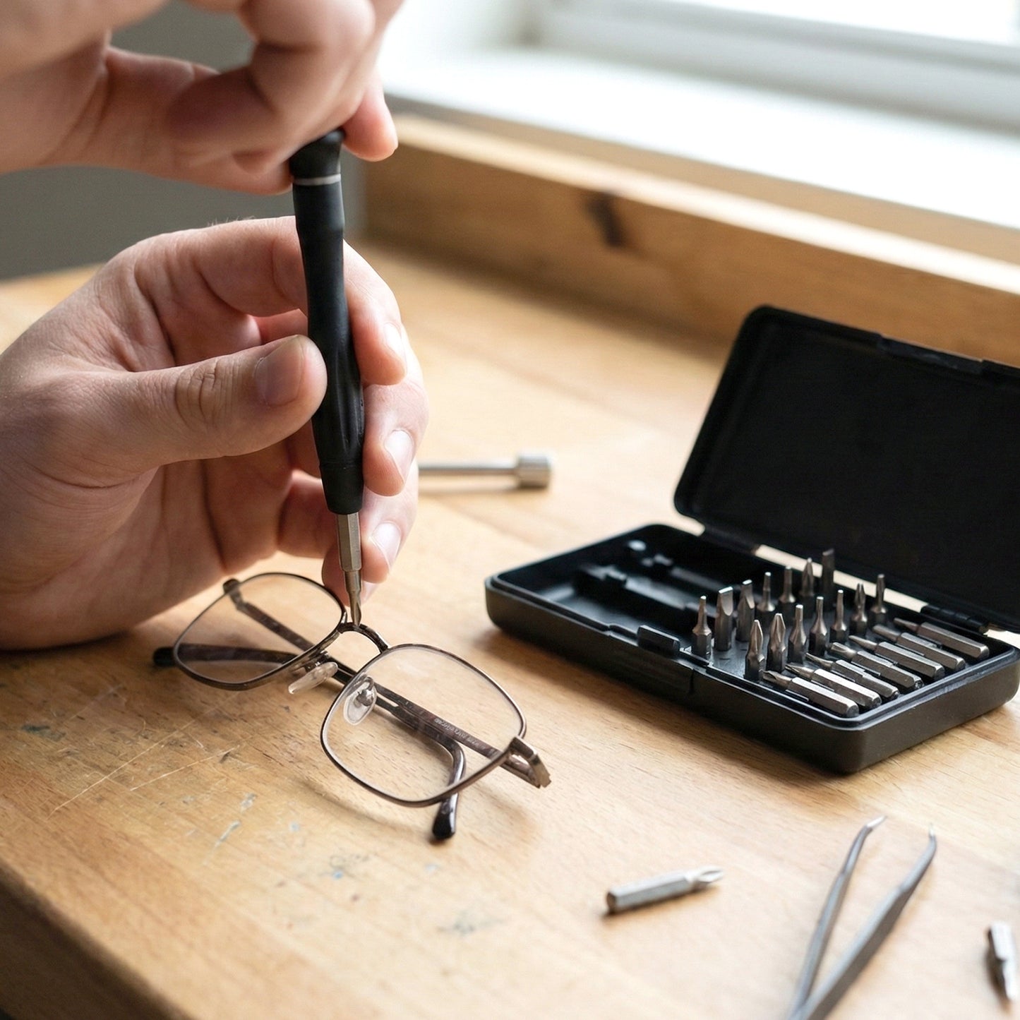 Comprehensive screwdriver repair kit for electronics and household tasks