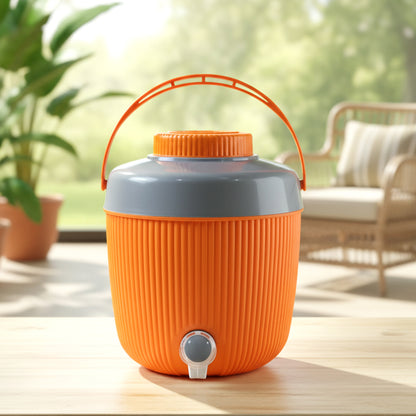 Insulated Plastic Water Jug with Tap for Home & Travel (6000 ML)