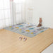 Waterproof and reversible foam baby play mat, 197x176 cm, large and toxic-free for safe play.