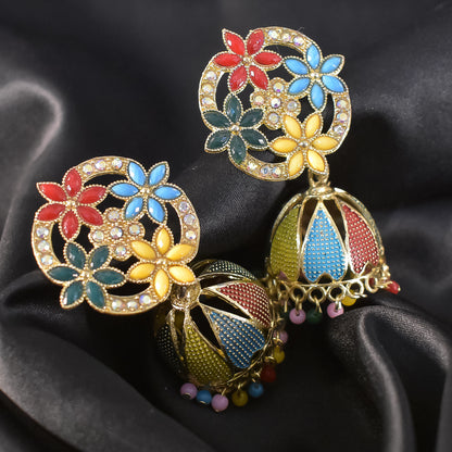 Modern Elegance: Exquisite New-Design Jumka Earrings