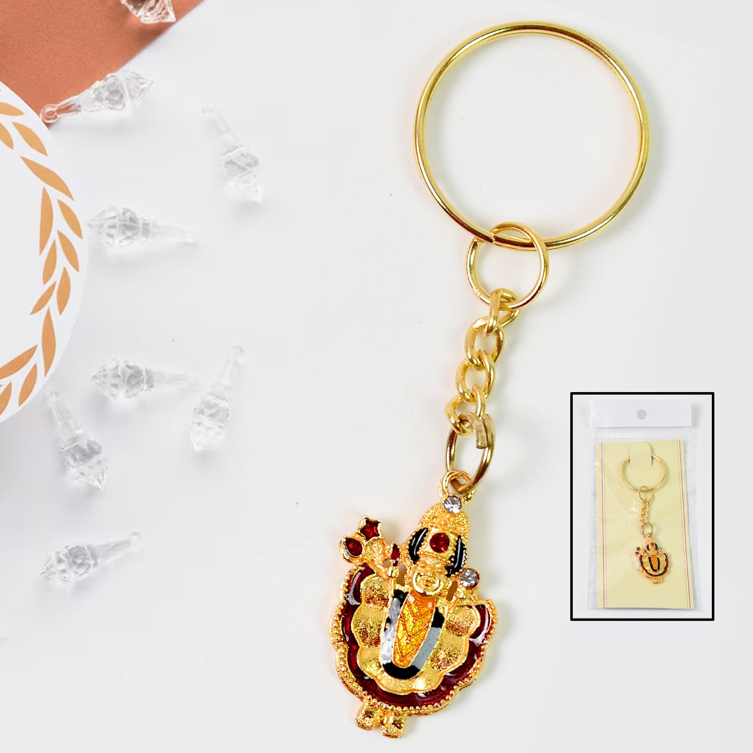 Dwarkadhish Divine Keychain