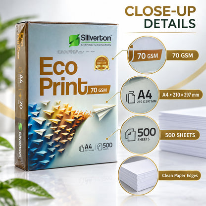 A4 Copier Paper – 500 Sheets of 70 GSM Bright White Paper