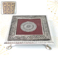 Pooja Chowki – Silver Square Bajot for Home Temple | Styleva